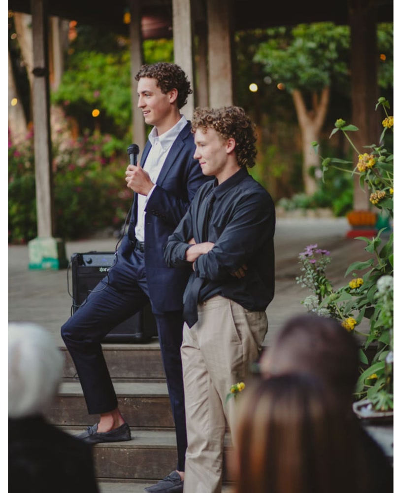 Speaking at an event